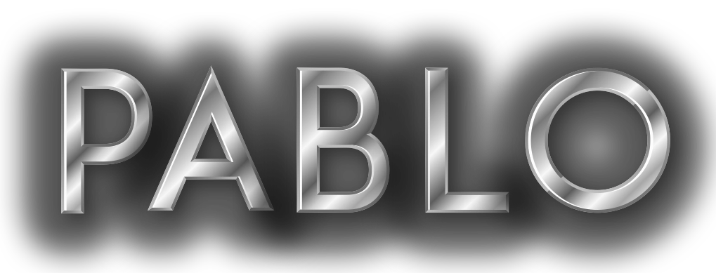 Letras Plateadas Pablo