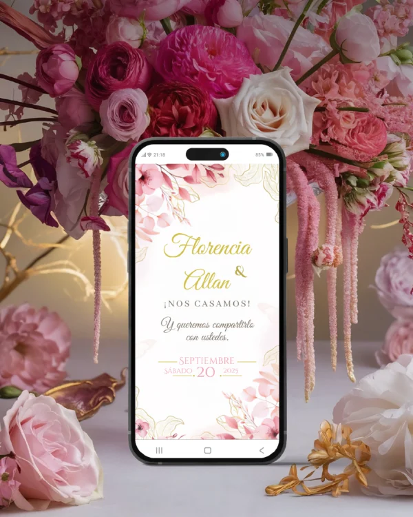 Boda Flores Dalias