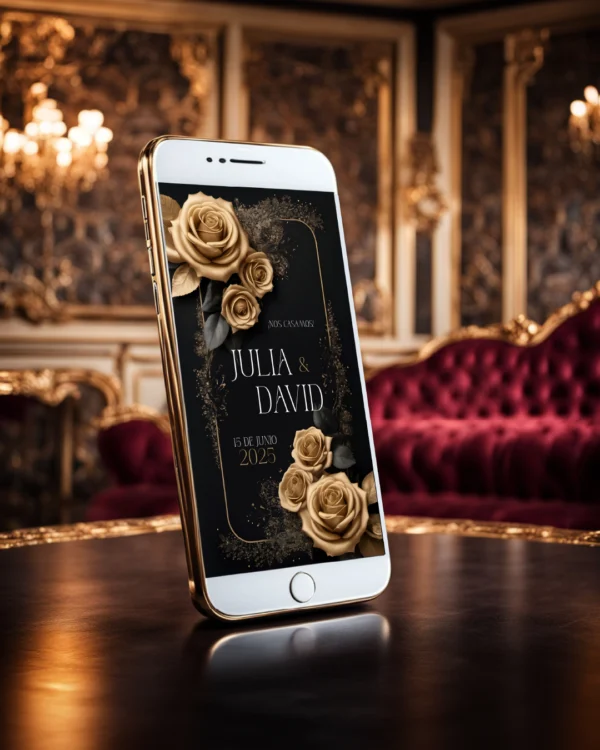 Boda Rosas Doradas