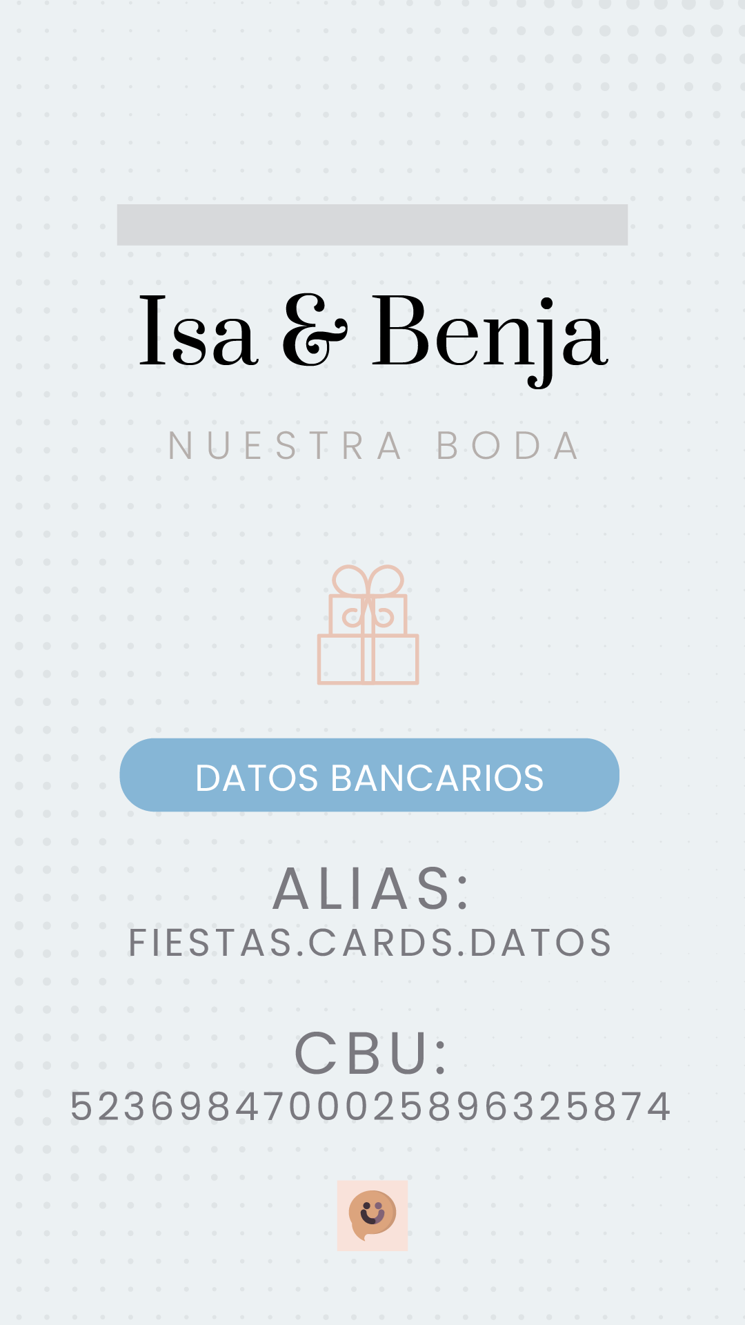 Boda Isa y Benja_Datos bancarios