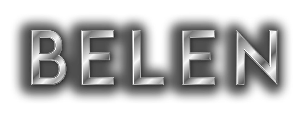 Letras Plateadas Belen