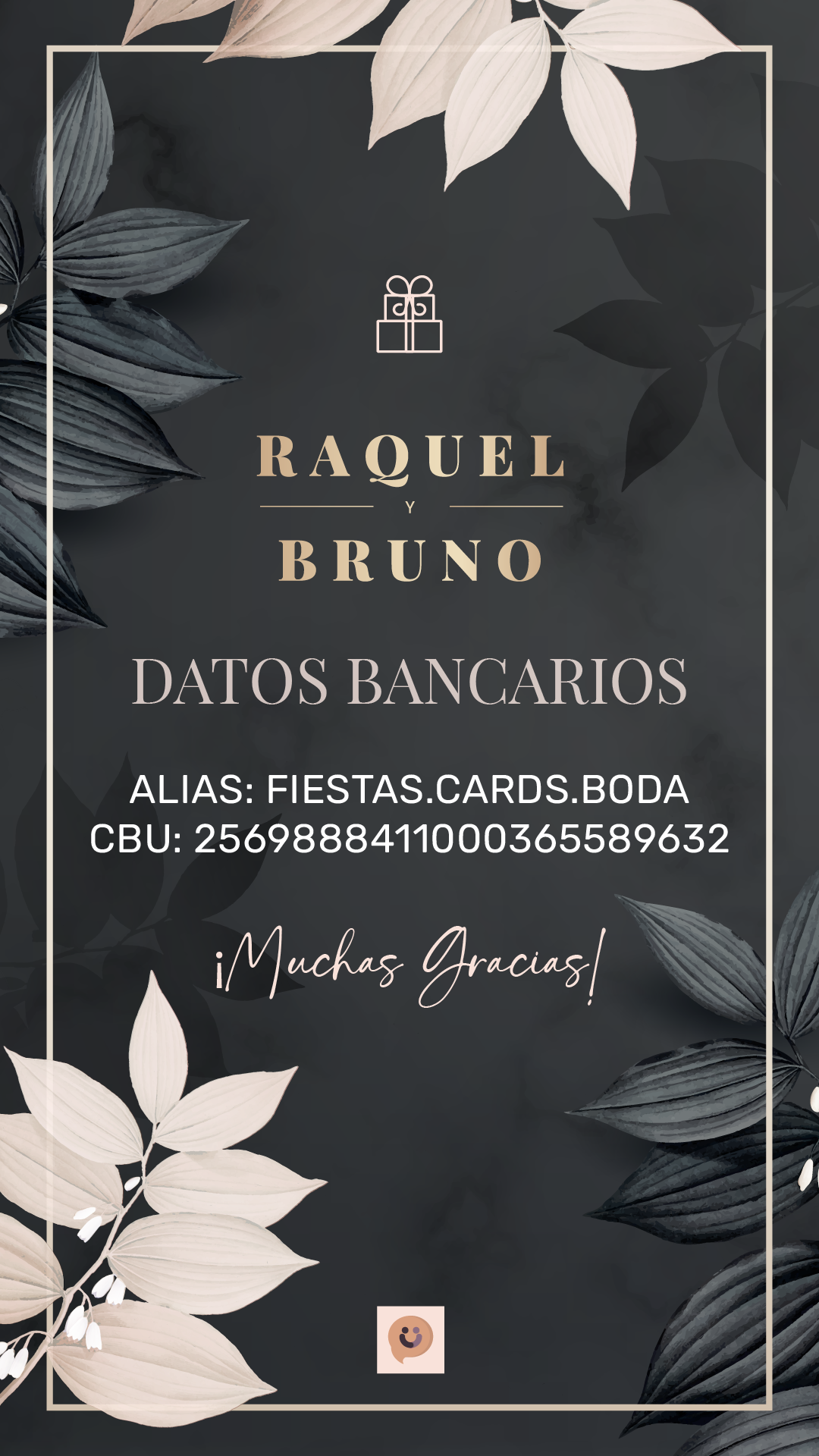030-009 Boda Jardin Secreto Datos Bancarios